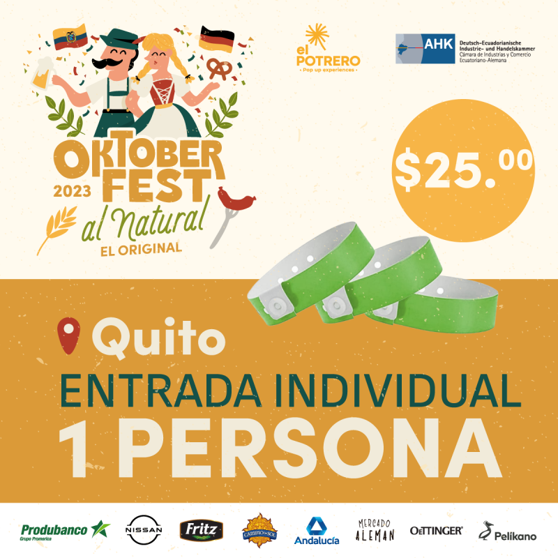 Oktoberfest Quito - Entrada Individual - 1 persona